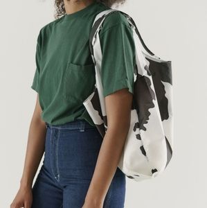 Baggu Standard Black and White Cow bag